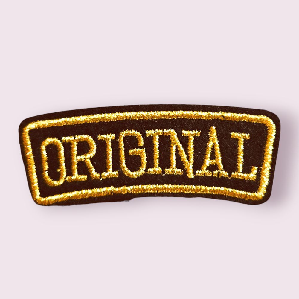 Iron‎ On Patch-Crafts Material DIY Accessory-Gold Original
